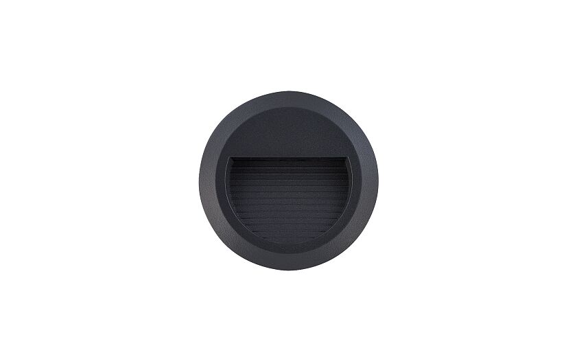 Sidaro LED buitenwandlamp rond IP54 zwart