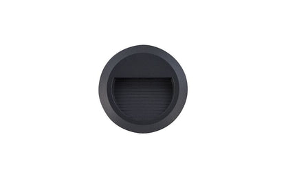 Sidaro LED buitenwandlamp rond IP54 zwart