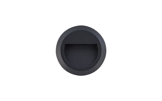 Sidaro LED buitenwandlamp rond IP54 zwart