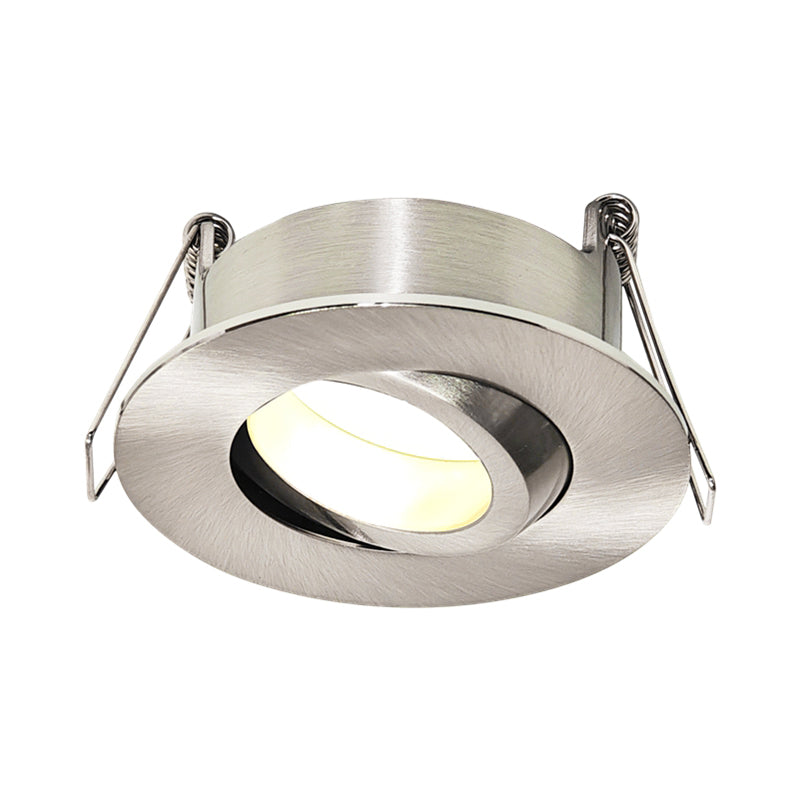 Mistaro met HESSLE armatuur zilver IP65 kantelbaar