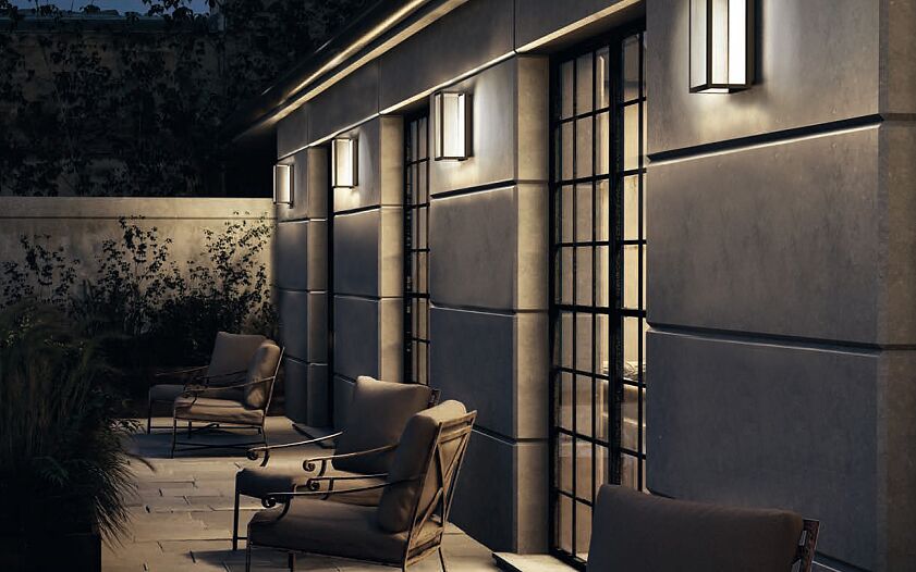 Symetro LED buitenwandlamp up-down IP54 grafiet