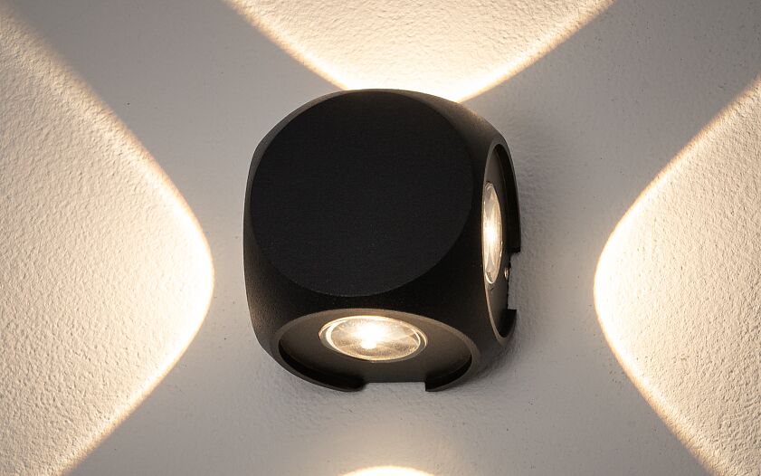 Pataro LED buitenwandlamp accent IP54 zwart