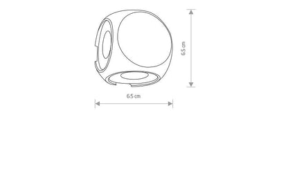 Pataro LED buitenwandlamp accent IP54 zwart