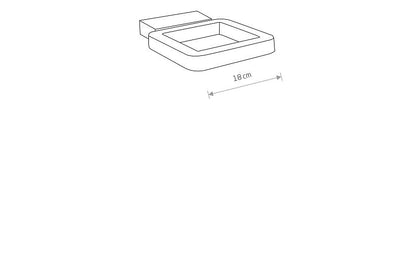 Thikano LED buitenwandlamp up-down IP54 zwart