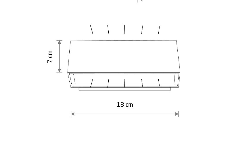 Unitaro LED buitenwandlamp up-down IP54 zwart