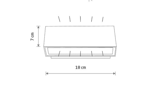 Unitaro LED buitenwandlamp up-down IP54 zwart