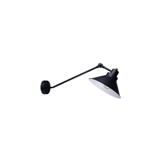 TECHNO I wandlamp leeslamp lange arm E27