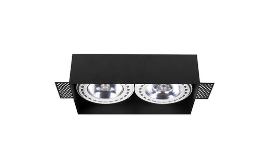 MOD PLUS kantelbare inbouwspot GU10 ES111 1 of 2 lichts wit of zwart