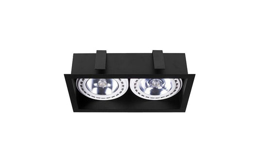 MOD kantelbare inbouwspot GU10 ES111 1 of 2 lichts wit of zwart