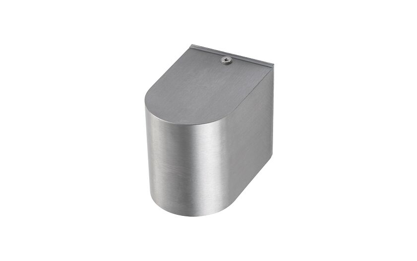 Arisaro GU10 buitenwandspot IP54 zilver