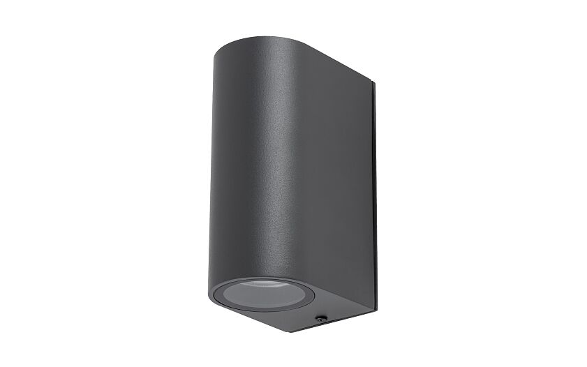 Nicaro GU10 buitenwandlamp IP54 grafiet