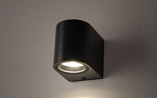 Nicaro GU10 buitenwandlamp IP54 grafiet