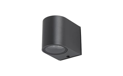 Nicaro GU10 buitenwandlamp IP54 grafiet