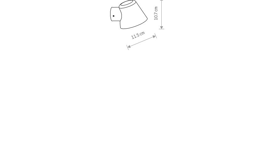 Soulano GU10 buitenwandspot IP44 grafiet