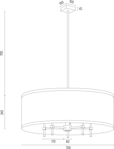 Abbano technische tekening
