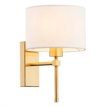Abbano wandlamp Wit-messing