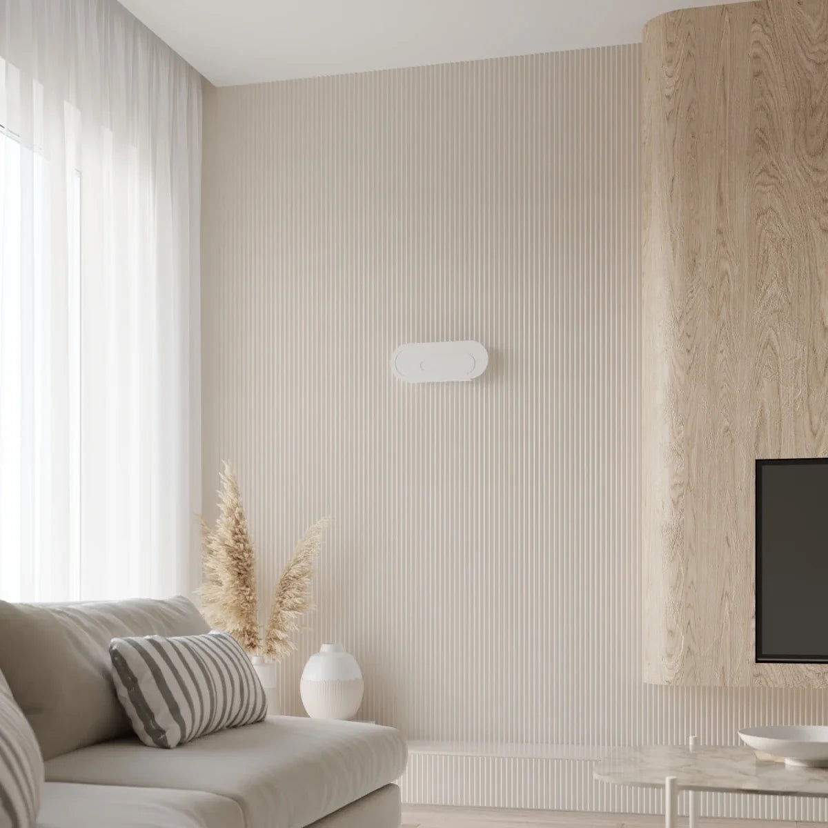 Aeris Line minimalistische wandlamp G9 wit