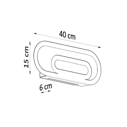 Aeris Line | minimalistische Wandleuchte | G9 weiß