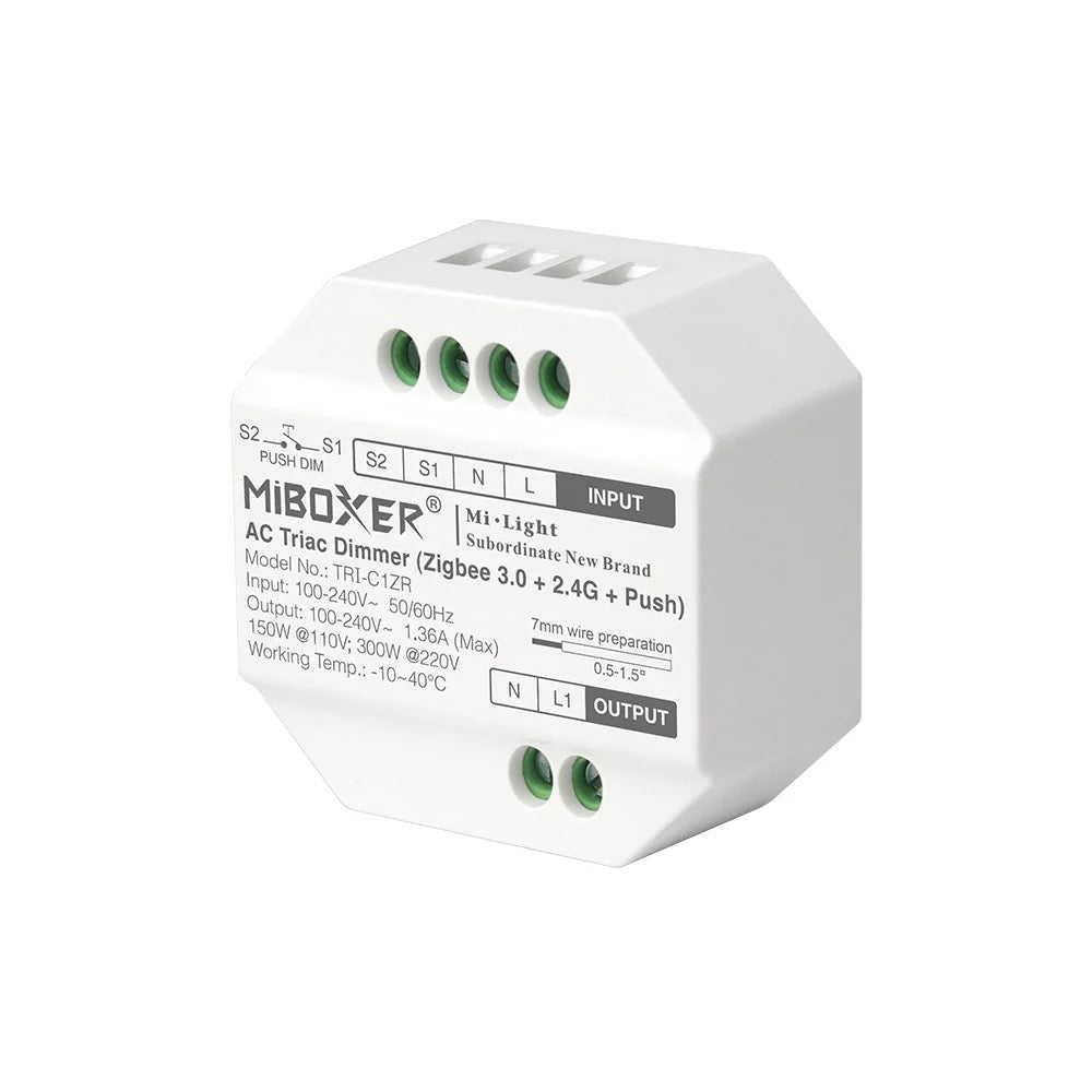 Zigbee Triac dimmer module toepassing