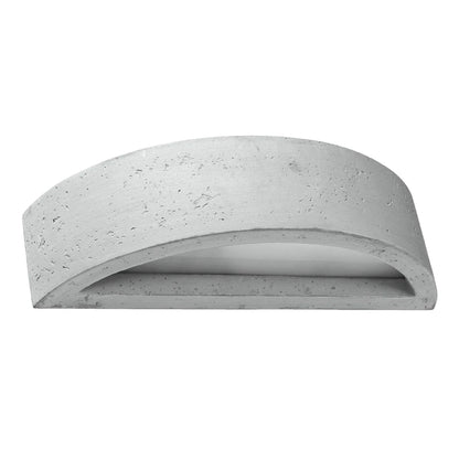 Atena rohe Beton-Wandleuchte G9 | Industrielle Wandbeleuchtung