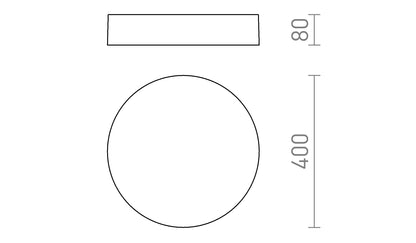 Aura Beam 40 | Leistungsstarke Deckenleuchte | Ø 39,5 cm