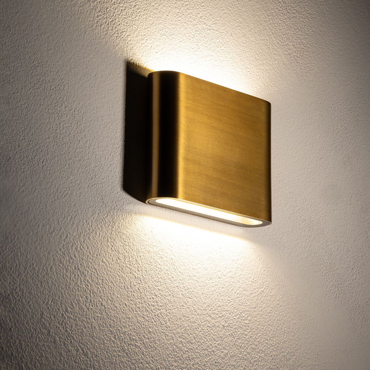 Aureon Curve LED | gebogene Up/Down Wandleuchte | S/M schwarz oder gold