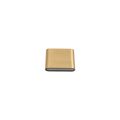 Aureon Curve LED | gebogene Up/Down Wandleuchte | S/M schwarz oder gold