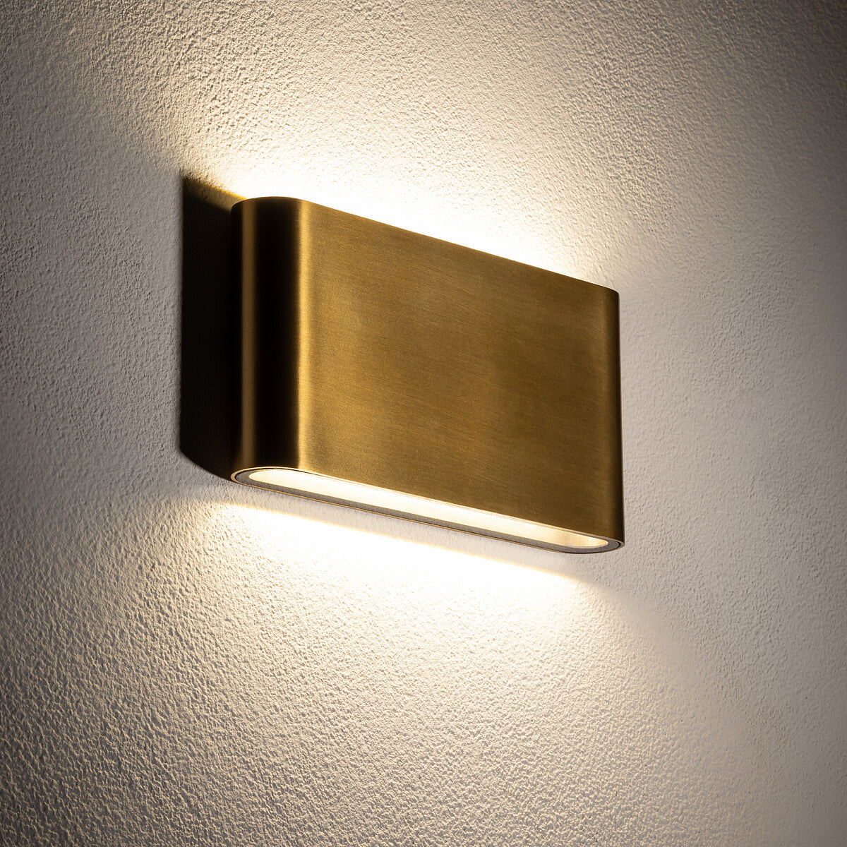 Aureon Curve LED | gebogene Up/Down Wandleuchte | S/M schwarz oder gold