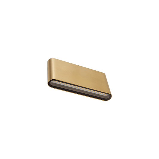 Aureon Curve LED | gebogene Up/Down Wandleuchte | S/M schwarz oder gold
