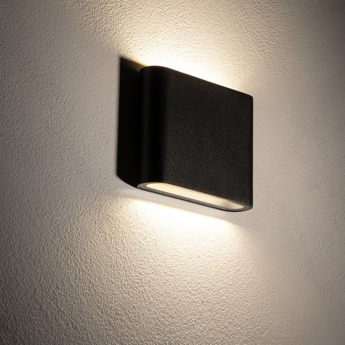 Aureon Curve LED | gebogene Up/Down Wandleuchte | S/M schwarz oder gold