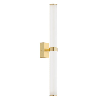 Batumi wandlamp Opaalglas-messing