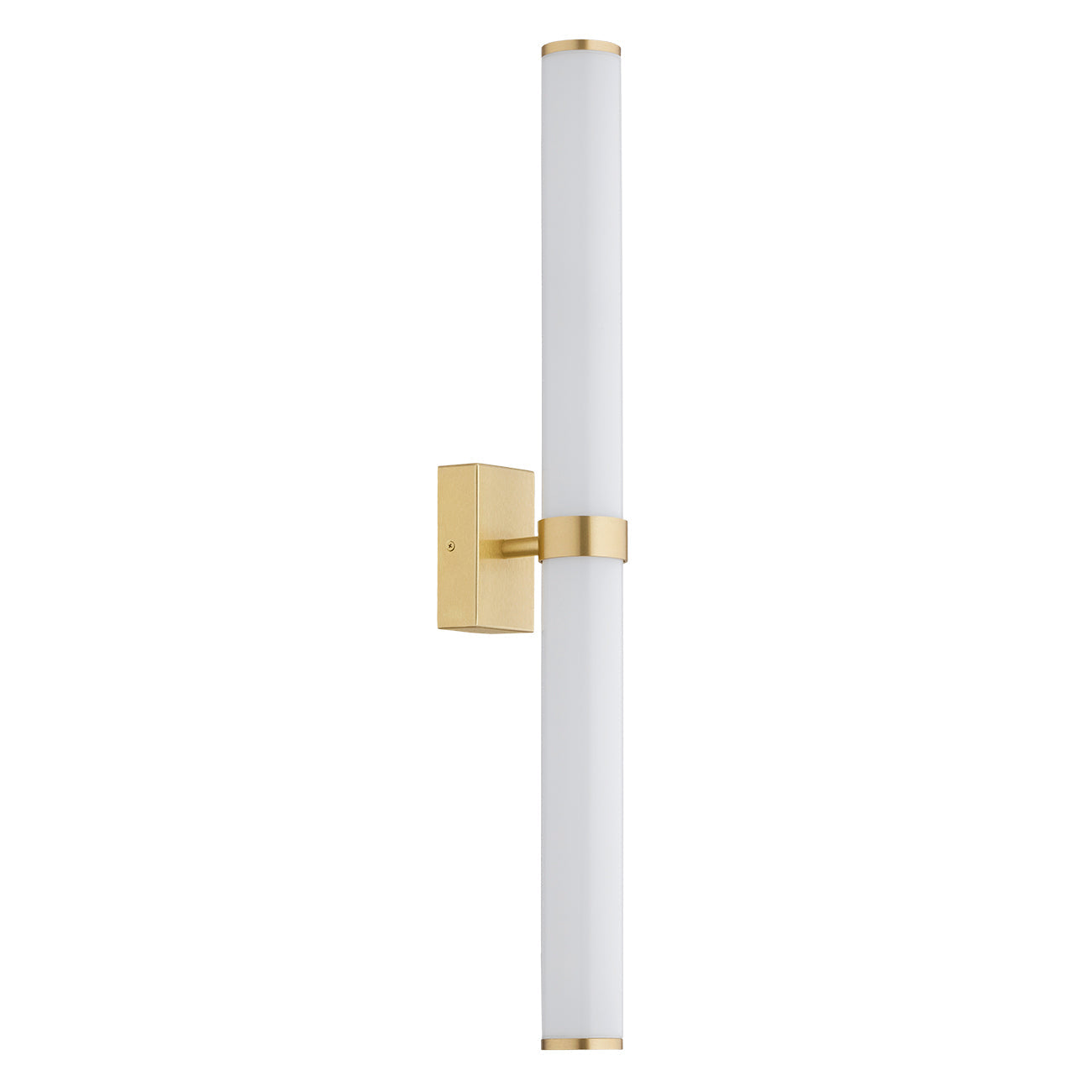 Batumi wandlamp Opaalglas-messing