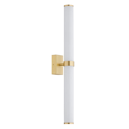 Batumi wandlamp Opaalglas-messing