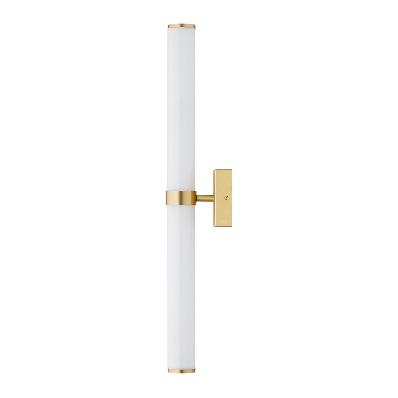 Batumi wandlamp Opaalglas-messing