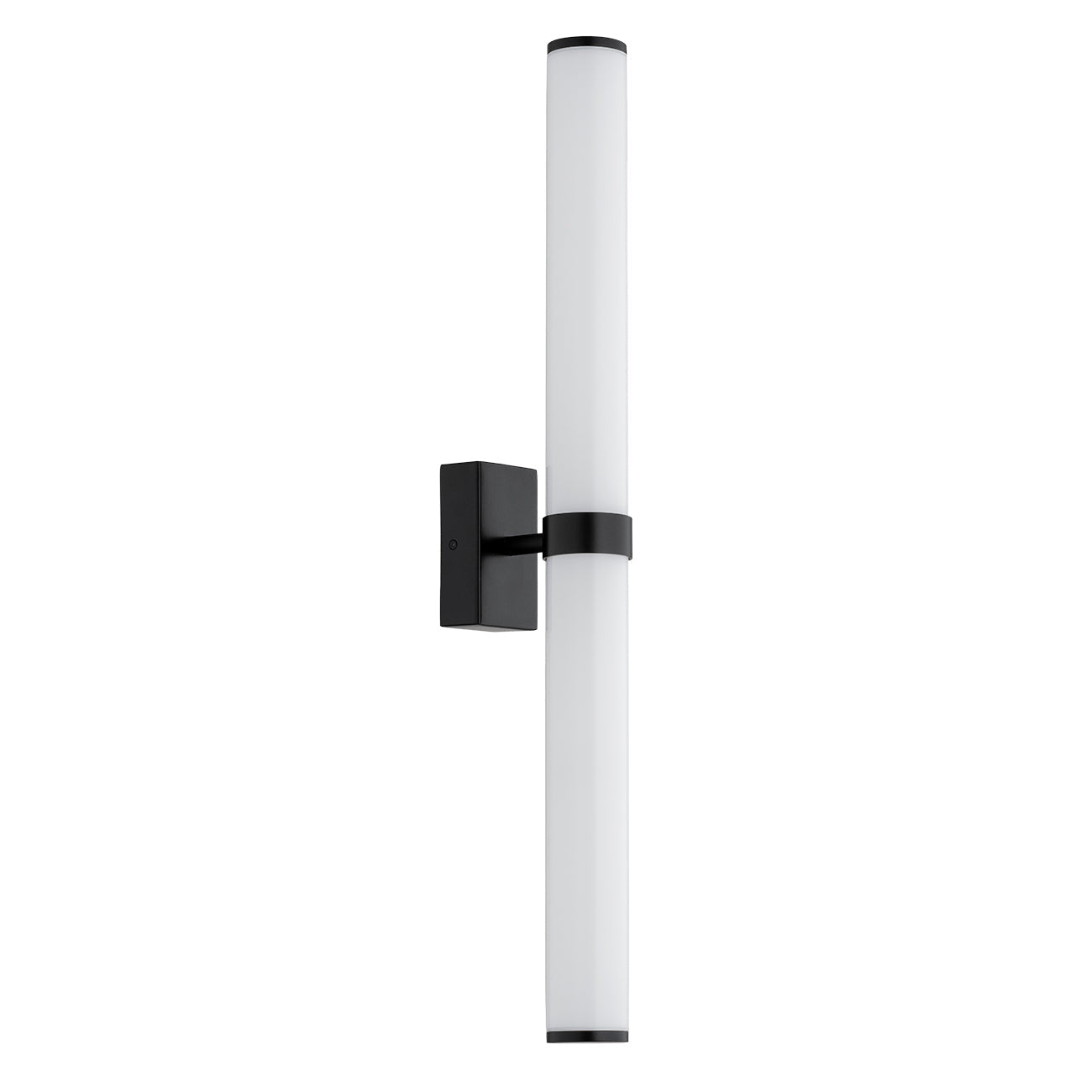Batumi wandlamp Opaalglas-zwart