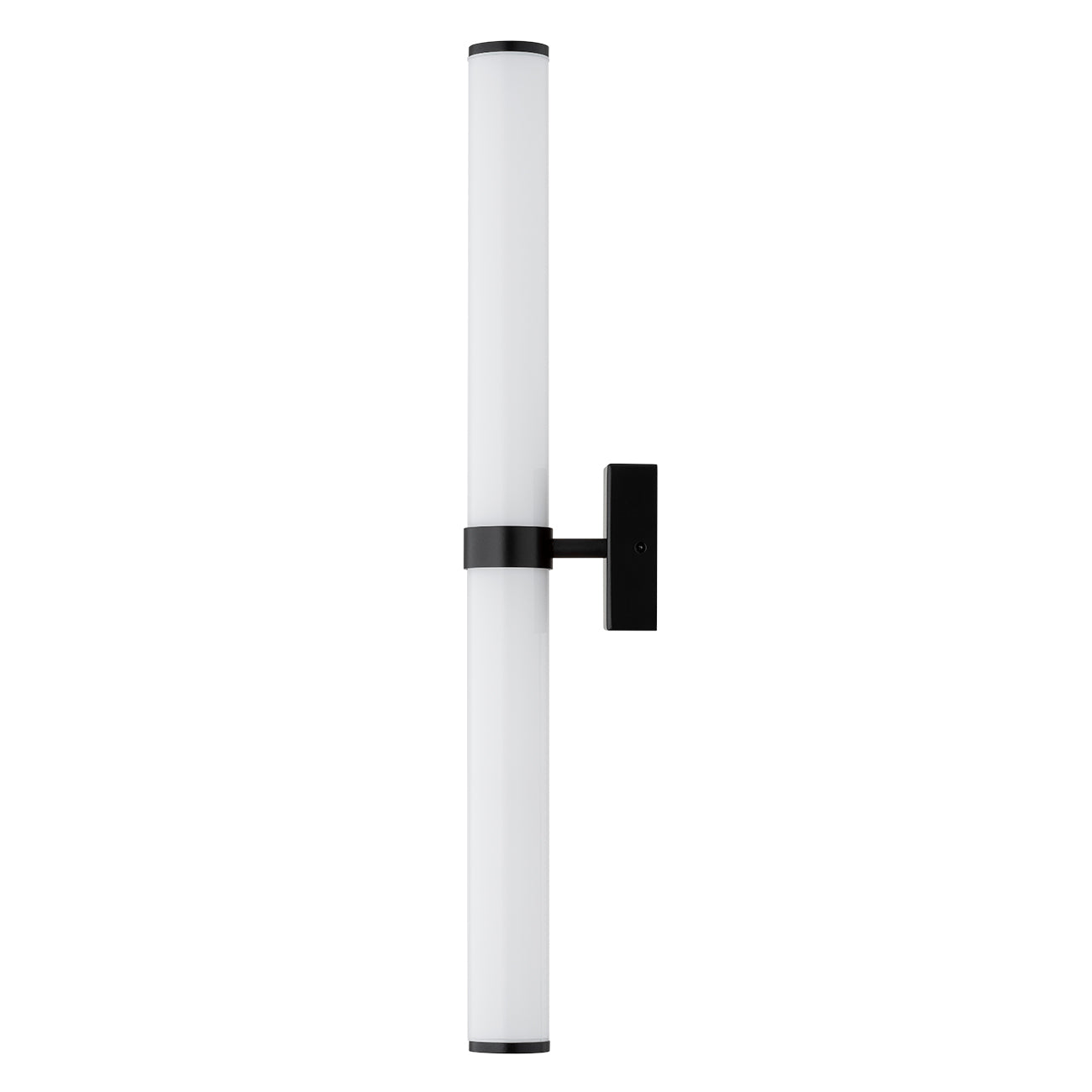 Batumi wandlamp Opaalglas-zwart
