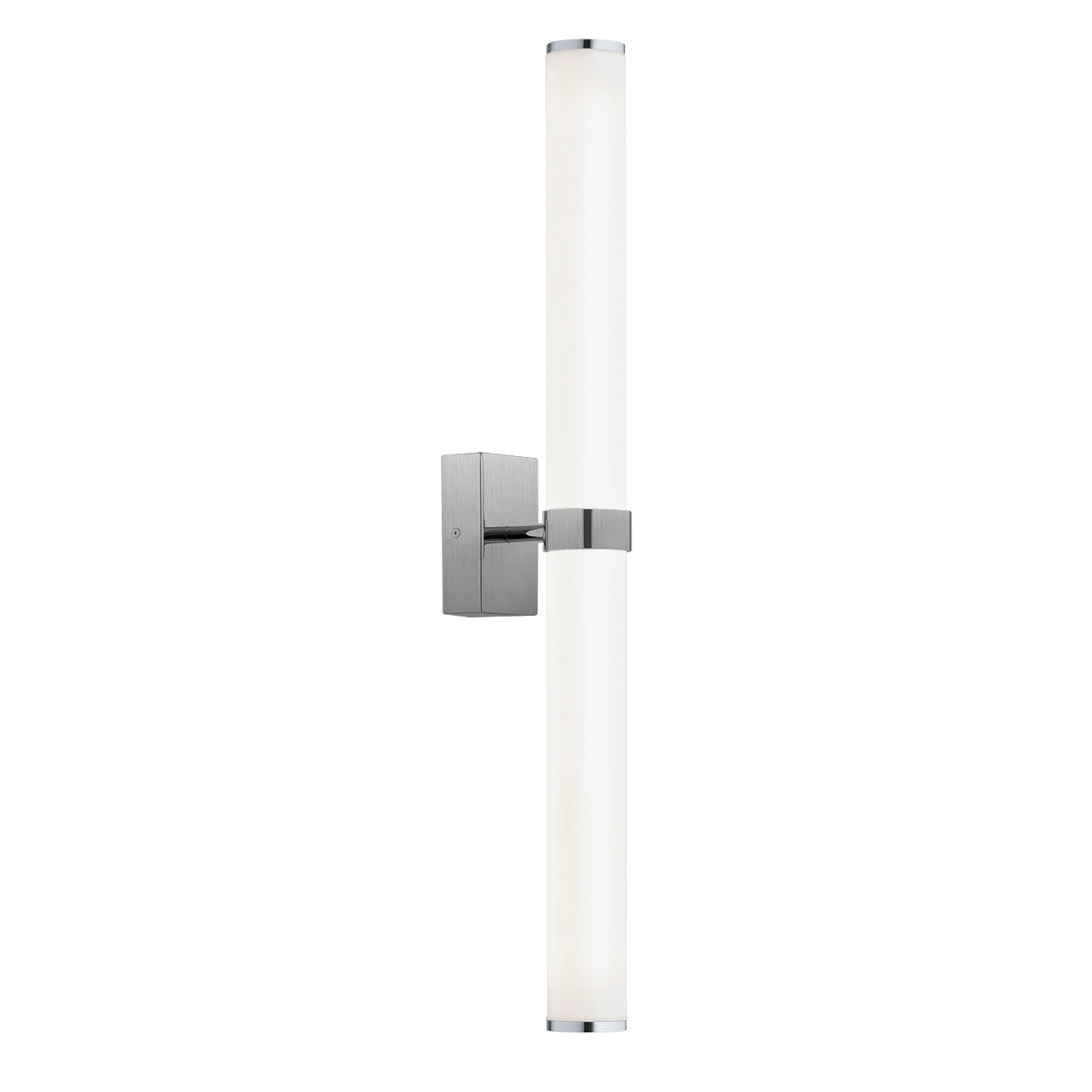Batumi wandlamp Opaalglas-nikkel