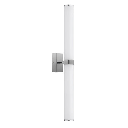 Batumi wandlamp Opaalglas-nikkel