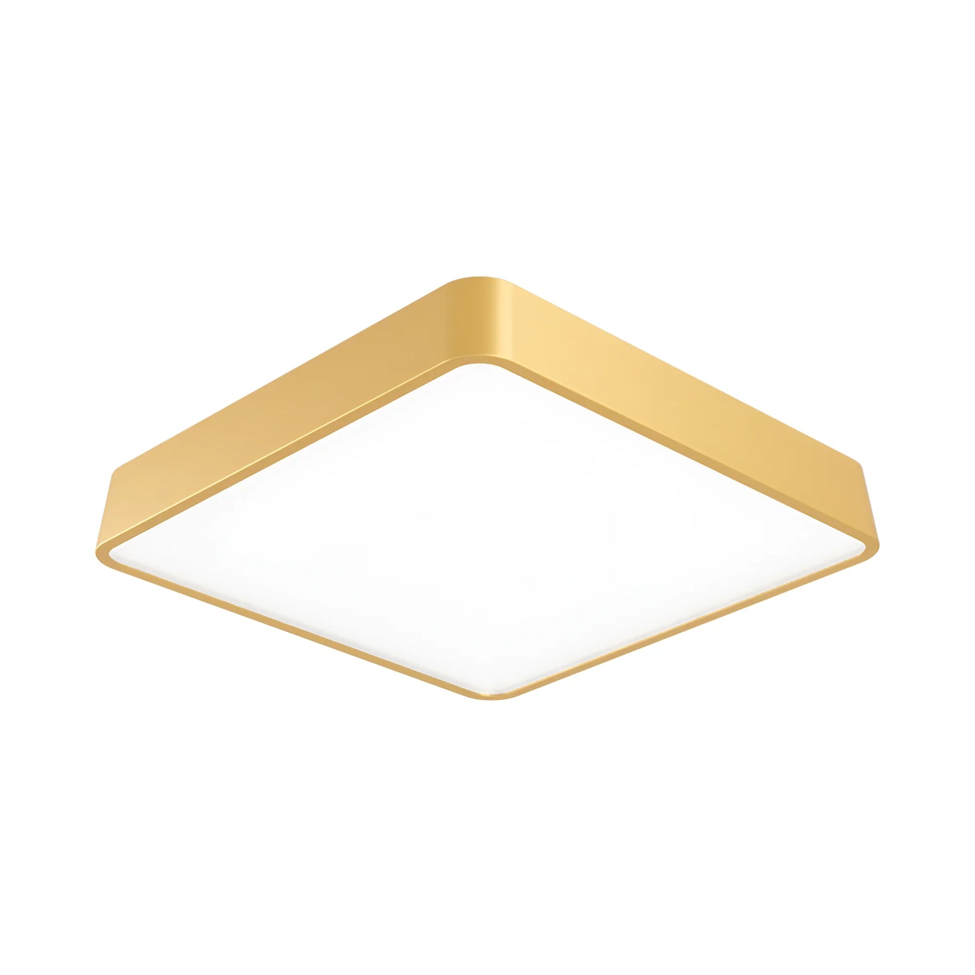 BLADE vierkante plafondlamp goud 36W