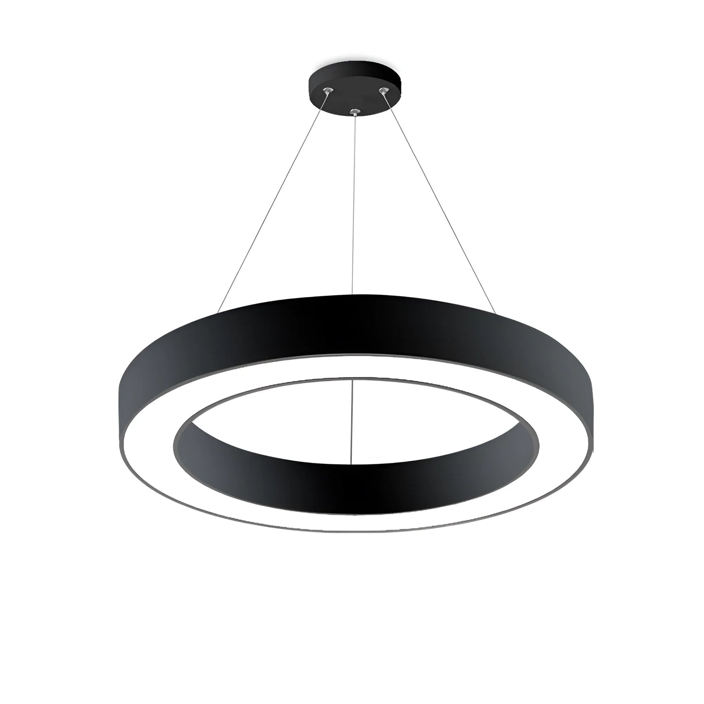 BLADE pendel rond zwart 45W met afstandsbediening