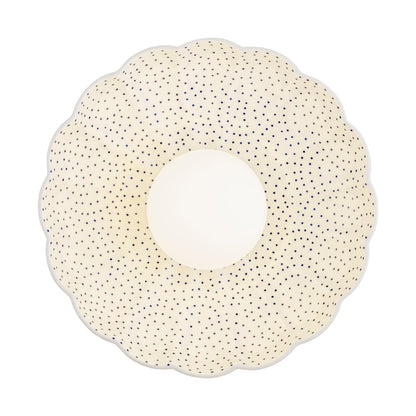 Boll wandlamp Crème dessin Schelp