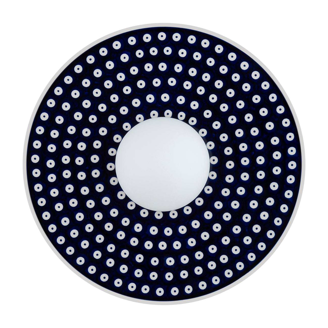 Boll wandlamp Kobalt dessin Plank