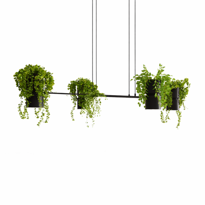 Botanica Line Schwarze Pendelleuchte