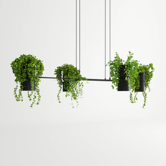 Botanica Line Zwarte Hanglamp
