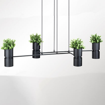 Botanica Line Schwarze Pendelleuchte