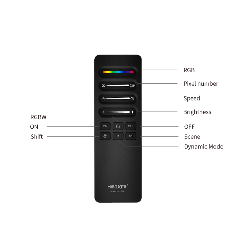 Mi-Light Remote Control Magic LED Strip (C6)