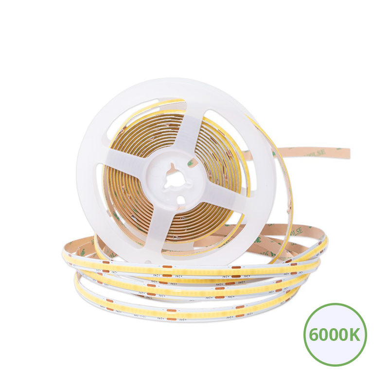 COBIVO vrij knipbare COB LED strip 10W 6000K koel wit
