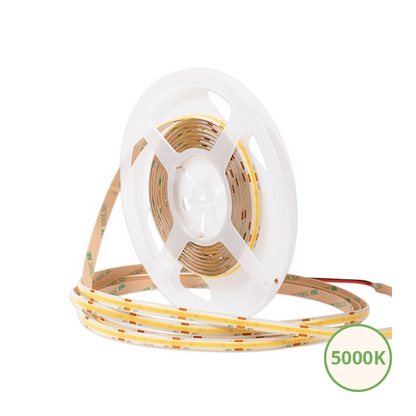 COBIVO waterdichte COB LED strip IP65 10W 5000K helder wit
