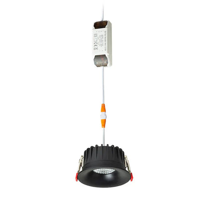 Calyx LED-Einbaustrahler dimmbar 15W IP54 3000K | Schwarz / Weiß