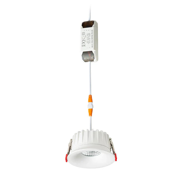 Calyx LED-Einbaustrahler dimmbar 15W IP54 3000K | Schwarz / Weiß